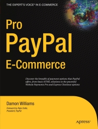 Cover image: Pro PayPal E-Commerce 9781590597507