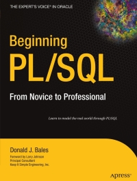 Imagen de portada: Beginning PL/SQL 9781590598825