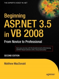 Titelbild: Beginning ASP.NET 3.5 in VB 2008 2nd edition 9781590598924