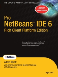 Cover image: Pro Netbeans IDE 6 Rich Client Platform Edition 9781590598955