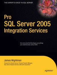 Cover image: Pro SQL Server 2005 Integration Services 9781590598979