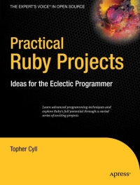 Cover image: Practical Ruby Projects 9781590599112