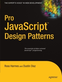 Cover image: Pro JavaScript Design Patterns 9781590599082
