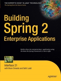 Cover image: Building Spring 2 Enterprise Applications 9781590599181