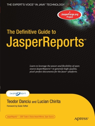 Imagen de portada: The Definitive Guide to JasperReports 9781590599273