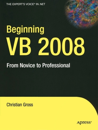 Cover image: Beginning VB 2008 9781590599389