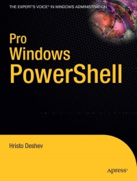 Imagen de portada: Pro Windows PowerShell 9781590599402