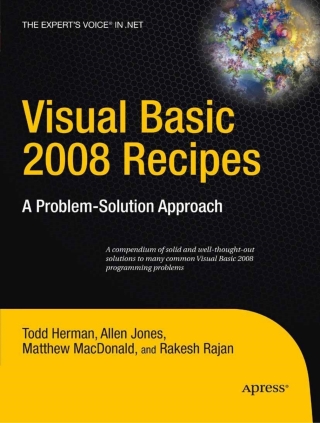 Cover image: Visual Basic 2008 Recipes 9781590599709