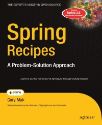 Cover image: Spring Recipes 9781590599792