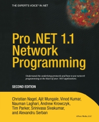 Omslagafbeelding: Pro .NET 1.1 Network Programming 2nd edition 9781590593455