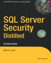 Imagen de portada: SQL Server Security Distilled 2nd edition 9781590592199