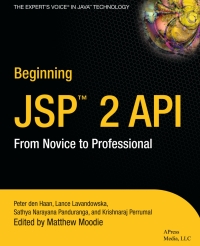 صورة الغلاف: Beginning JSP 2 9781590593394