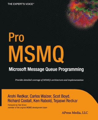 Cover image: Pro MSMQ 9781590593462