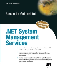 Imagen de portada: .NET System Management Services 9781590590584