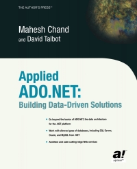 Cover image: Applied ADO.NET 9781590590737