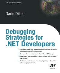 Cover image: Debugging Strategies For .NET Developers 9781590590591