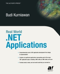 Cover image: Real World .NET Applications 9781590590829