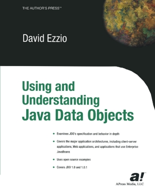 Cover image: Using and Understanding Java Data Objects 9781590590430