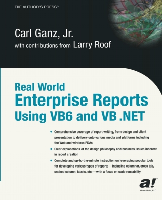 Cover image: Real World Enterprise Reports Using VB6 And VB .NET 9781590590645