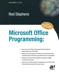 Cover image: Microsoft Office Programming 9781590591215