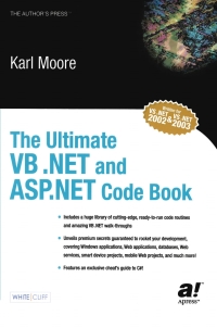 Cover image: The Ultimate VB .NET and ASP.NET Code Book 9781590591062