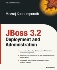 Titelbild: JBoss 3.2 Deployment and Administration 9781590592816