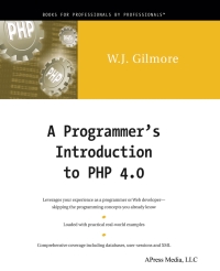 Immagine di copertina: A Programmer's Introduction to PHP 4.0 9781893115859