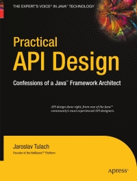 Cover image: Practical API Design 9781430209737