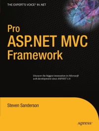 Cover image: Pro ASP.NET MVC Framework 9781430210078