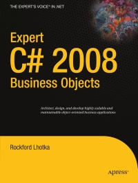 表紙画像: Expert C# 2008 Business Objects 9781430210191