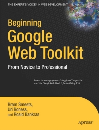 Cover image: Beginning Google Web Toolkit 9781430210313