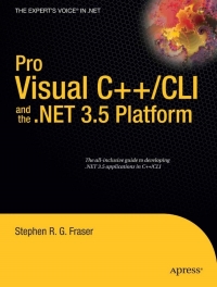 صورة الغلاف: Pro Visual C++/CLI and the .NET 3.5 Platform 9781430210535