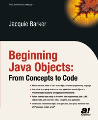 Imagen de portada: Beginning Java Objects 9781590591468