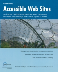 Cover image: Constructing Accessible Web Sites 9781590591482