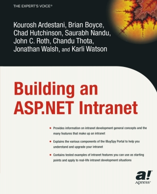 Cover image: Building an ASP.NET Intranet 9781590592564