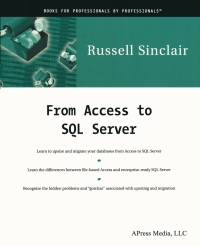 Cover image: From Access to SQL Server 9781893115248