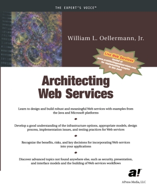 Cover image: Architecting Web Services 9781893115583
