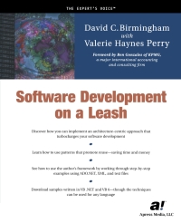 Cover image: Software Development on a Leash 9781893115910