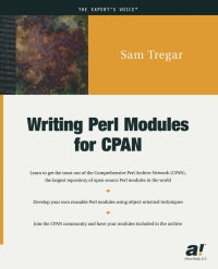 表紙画像: Writing Perl Modules for CPAN 9781590590188