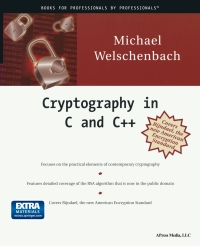 Cover image: Cryptography in C and C++ 9781893115958