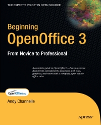 表紙画像: Beginning OpenOffice 3 9781430215905