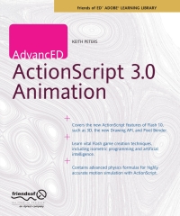 Cover image: AdvancED ActionScript 3.0 Animation 9781430216087
