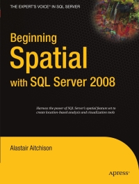 Imagen de portada: Beginning Spatial with SQL Server 2008 9781430218296