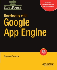 Cover image: Developing with Google App Engine 9781430218319