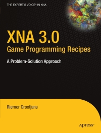 Cover image: XNA 3.0 Game Programming Recipes 9781430218555