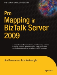 Cover image: Pro Mapping in BizTalk Server 2009 9781430218579