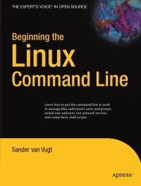 Cover image: Beginning the Linux Command Line 9781430218890