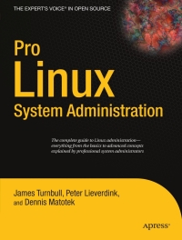 Cover image: Pro Linux System Administration 9781430219125