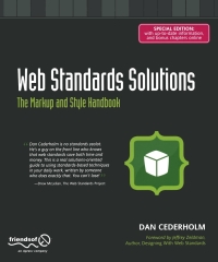 Imagen de portada: Web Standards Solutions 2nd edition 9781430219200