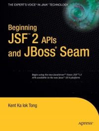 Imagen de portada: Beginning JSF™ 2 APIs and JBoss® Seam 9781430219224